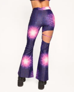 Quantum Synergy Bell Bottoms -iHeartRaves Shop Quantum Synergy Bell Bottom Pants Back