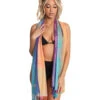 Rainbow Sherbet Pashmina -iHeartRaves Shop Rainbow Sherbet Pashmina Rainbow Front