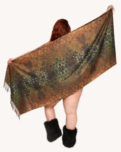 Raptor's Wake Pashmina