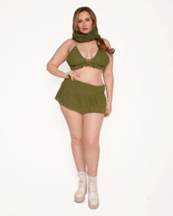 Rave Gremlin Crochet Top -iHeartRaves Shop Rave Gremlin Crochet Hood C1 Full