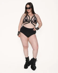 Rave On Fishnet Halter Top -iHeartRaves Shop Rave On Fishnet Halter Top C1 Full