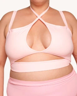 Rave & Repeat Halter Top - Baby Pink 12 Rave & Repeat Halter Top - Baby Pink -iHeartRaves Shop Rave Repeat Halter Top C1 BP Front