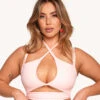 Rave & Repeat Halter Top - Baby Pink -iHeartRaves Shop Rave Repeat Halter Top BP Front