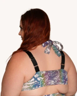 Reckless Reflective Halter Top -iHeartRaves Shop Reckless Reflective Halter Top C1 Back