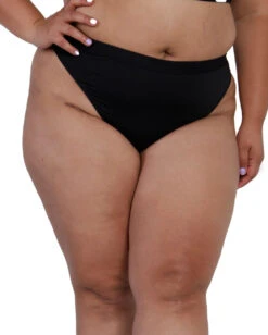 Recycled Fabric Malibu BB High Cut Bottoms -iHeartRaves Shop Recycled Fabric Malibu BB High Cut Bottoms Bl Fr