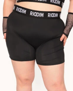 Riddim Shorts -iHeartRaves Shop Riddim Biker Shorts C1 Front
