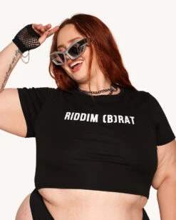 Riddim (B)rat Shirt -iHeartRaves Shop Riddim B rat Shirt C1 Front