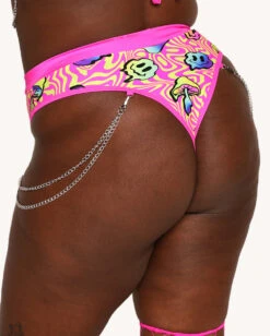 Rolita Couture X IHR Am I Tripping Rebel Chain Bottoms 18 Rolita Couture X IHR Am I Tripping Rebel Chain Bottoms -iHeartRaves Shop Rolita Couture x iHR Am I Tripping Rebel Chain Bottoms C1 Back