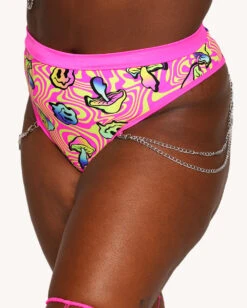 Rolita Couture X IHR Am I Tripping Rebel Chain Bottoms 17 Rolita Couture X IHR Am I Tripping Rebel Chain Bottoms -iHeartRaves Shop Rolita Couture x iHR Am I Tripping Rebel Chain Bottoms C1 Detail