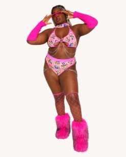 Rolita Couture X IHR Am I Tripping Rebel Chain Top -iHeartRaves Shop Rolita Couture x iHR Am I Tripping Rebel Chain Top C1 Full