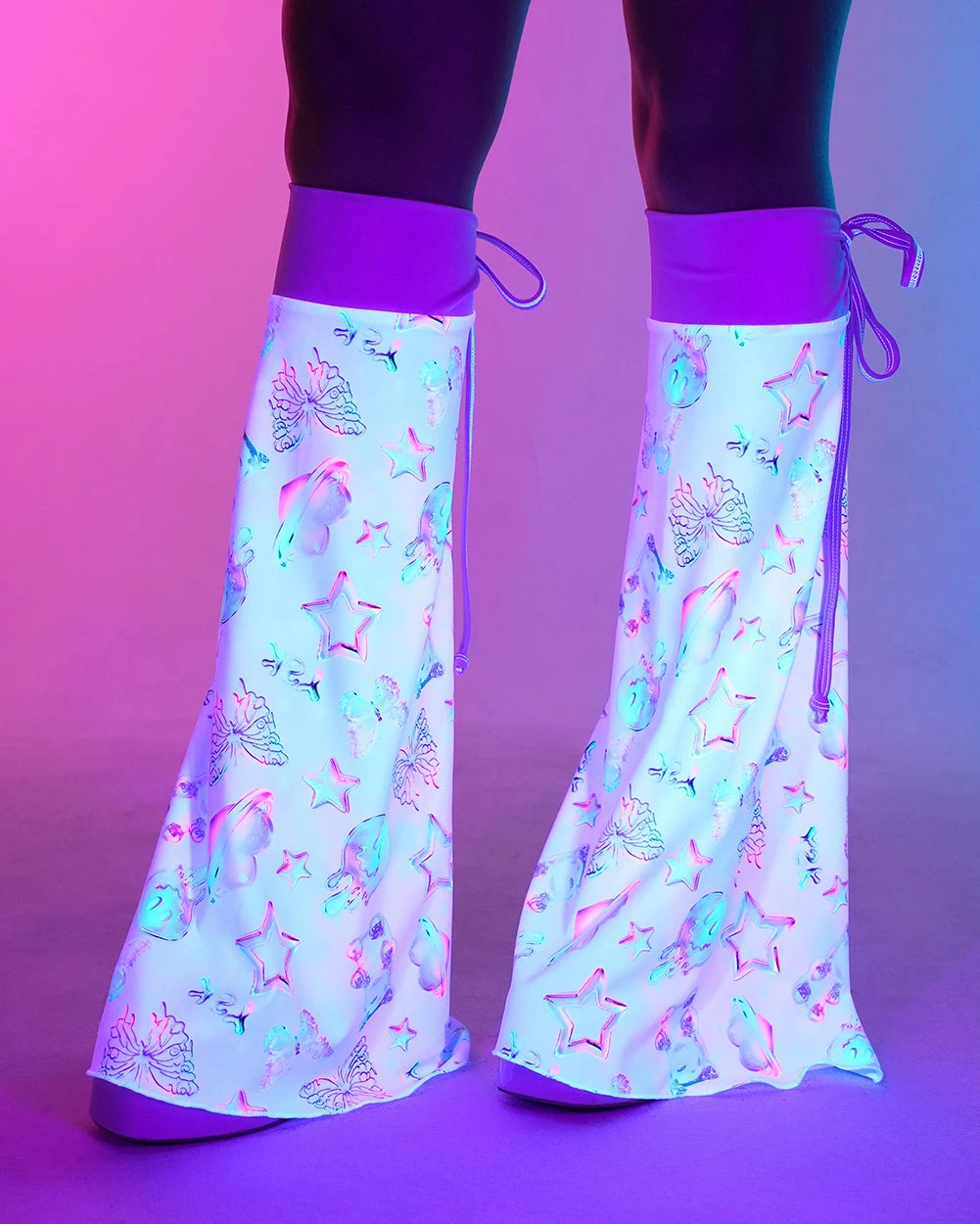 Rolita Couture X IHR Cosmic Chrome Leg Cover 3 Rolita Couture X IHR Cosmic Chrome Leg Cover