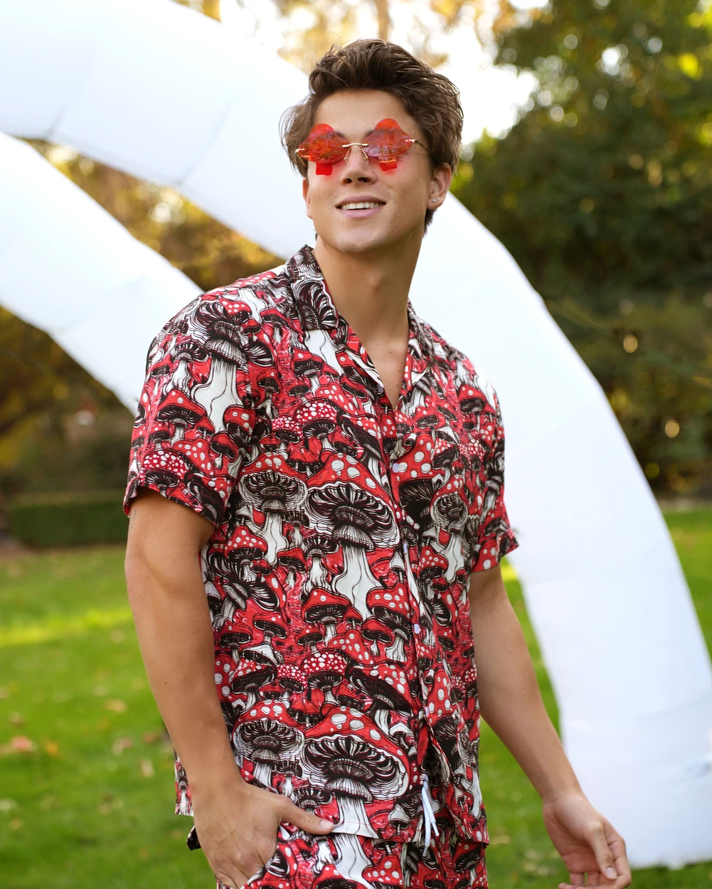 Secret Of Life Mushroom Camp Shirt 3 Secret Of Life Mushroom Camp Shirt