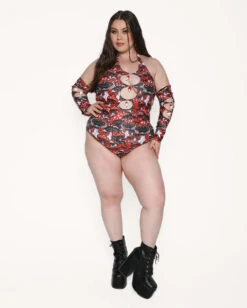 Secret Of Life Mushroom Bodysuit Set 19 Secret Of Life Mushroom Bodysuit Set -iHeartRaves Shop Secret Life of Mushroom Bodysuit Set C1 Full