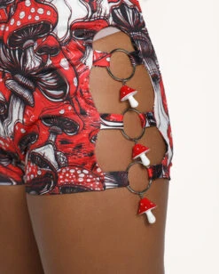 Secret Of Life Mushroom Bottoms -iHeartRaves Shop Secret Life of Mushroom Bottoms Detail