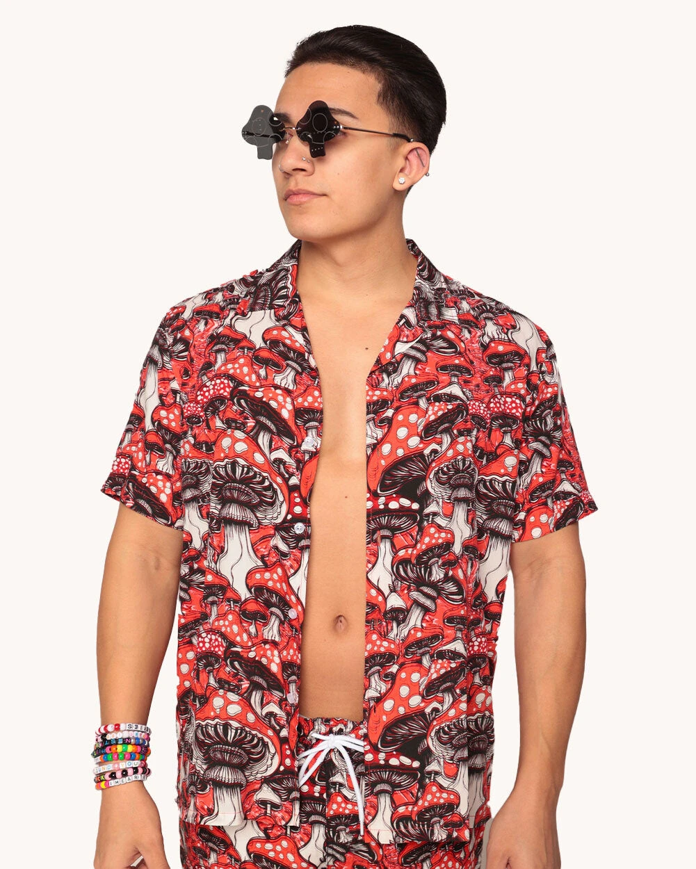 Secret Of Life Mushroom Camp Shirt 5 Secret Of Life Mushroom Camp Shirt - Image 3