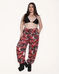 Secret Of Life Mushroom Unisex Pants -iHeartRaves Shop Secret of Life Mushroom Pants C1 Full