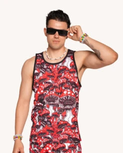 Secret Of Life Mushroom Tank 8 Secret Of Life Mushroom Tank -iHeartRaves Shop Secret of Life Mushroom Tank Front