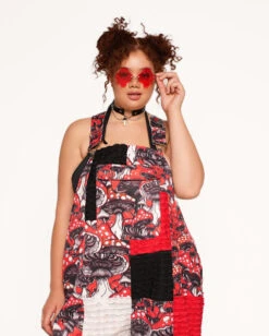 Secret Of Life Mushroom Unisex Overalls -iHeartRaves Shop Secret of Life Mushroom Unisex Overalls C1 Front