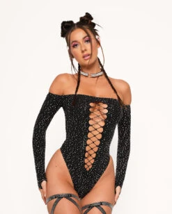 Spotlight Moments Rhinestone Bodysuit