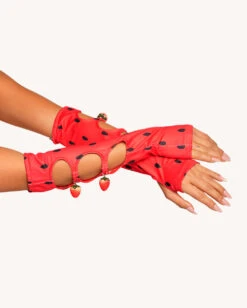 Strawberry Sweet Bodysuit Set -iHeartRaves Shop Strawberry Sweet Bodysuit Set Detail