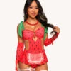 Strawberry Sweet Bodysuit Set -iHeartRaves Shop Strawberry Sweet Bodysuit Set Front