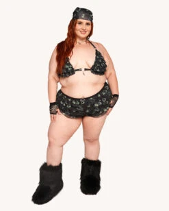 Sunflowerraver X IHR Get Bent Bra Top -iHeartRaves Shop Sunflowerraver x iHR Get Bent Bra Top C1 Full