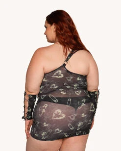 Sunflowerraver X Get Bent Dress -iHeartRaves Shop Sunflowerraver x iHR Get Bent Dress C1 Back