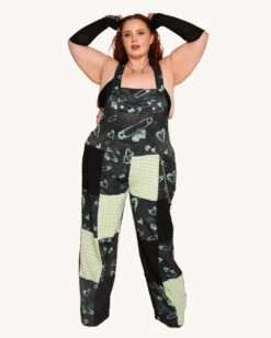 Sunflowerraver X IHR Get Bent Overalls -iHeartRaves Shop Sunflowerraver x iHR Get Bent Overalls C1 Full