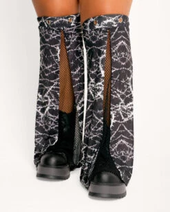 Sunflowerraver X IHR I'm Sensitive Fishnet Leg Warmers