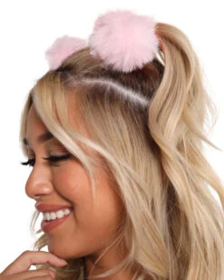 Sweet Talk Furry Hair Ties -iHeartRaves Shop Sweet Talk Furry Hair Ties BabyPink Front 300af421 da43 4869 bac0 0ff2e5bc9b8c