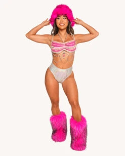 Seashell Sweetheart Pearl Chain Top -iHeartRaves Shop Sweetheart Pearl Chain Top Full