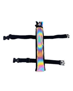 Thunder Flash Strap & Clip-on Rainbow Reflective Fan Holster