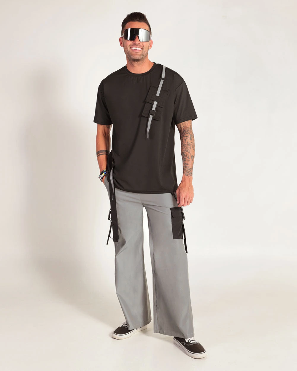 Thunder Flash Reflective Men's Tee 7 Thunder Flash Reflective Men's Tee - Image 5