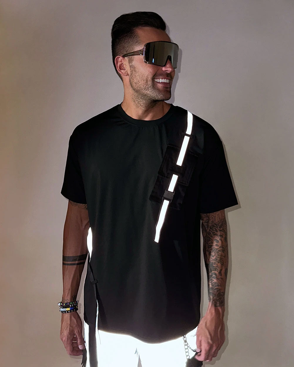 Thunder Flash Reflective Men's Tee 3 Thunder Flash Reflective Men's Tee