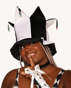 Trickster Drip Jester Hat -iHeartRaves Shop Trickster Drip Jester Hat C1 Front