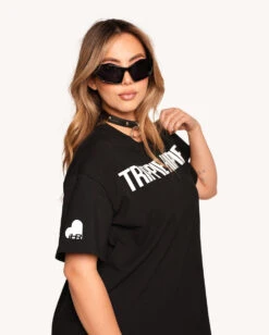 Trippie Hippie Oversized Tee -iHeartRaves Shop Trippie Hippie Oversized Tee Wmn Side