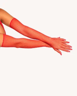 Unbothered Fishnet Gloves -iHeartRaves Shop Unbothered Fishnet Gloves