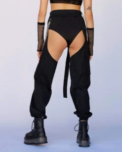 Darkest Hours Chain Chaps -iHeartRaves Shop Unisex Darkest Hours Chain Chaps Back