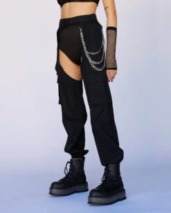 Darkest Hours Chain Chaps -iHeartRaves Shop Unisex Darkest Hours Chain Chaps Side