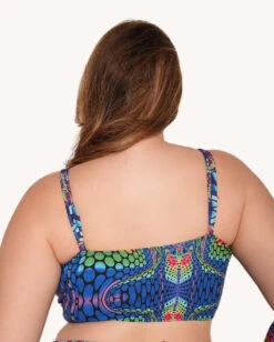 Viper Vision Recycled Fabric Speed Clasp Crop Top -iHeartRaves Shop Viper Vision Recycled Fabric Speed Clasp Crop Top C1 Back