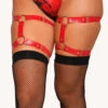 Vixen Vice O-Ring Pair Leg Garters -iHeartRaves Shop Vixen Vice O Ring Pair Leg Garters Front