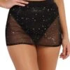Holo Star Mini Skirt -iHeartRaves Shop Womens Bottoms Holo Star Mini Skirt front