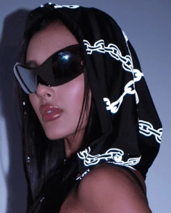 Power Surge Silver Reflective Chain Hood